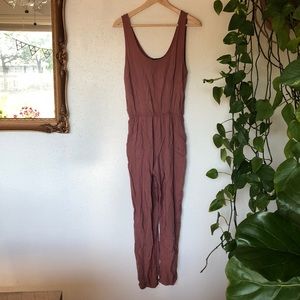 Forever 21 dusty rose jumpsuit size S